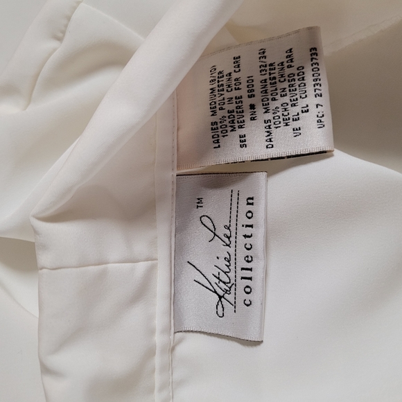 Vintage white embroidered collared blouse Medium - Picture 8 of 8